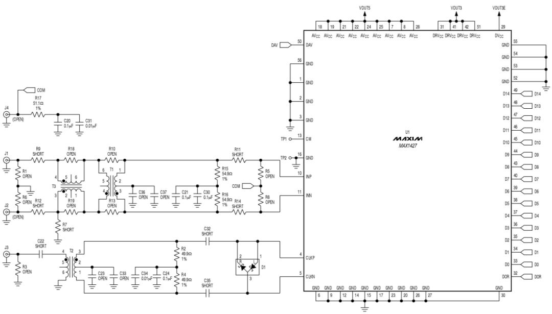 MAX1418 ADC芯片及电路