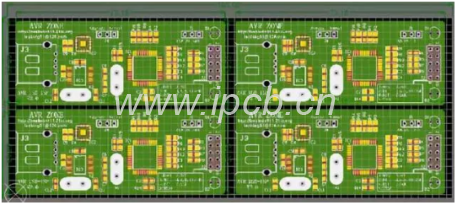 从新定位PCB的原点到阵列板的原点上