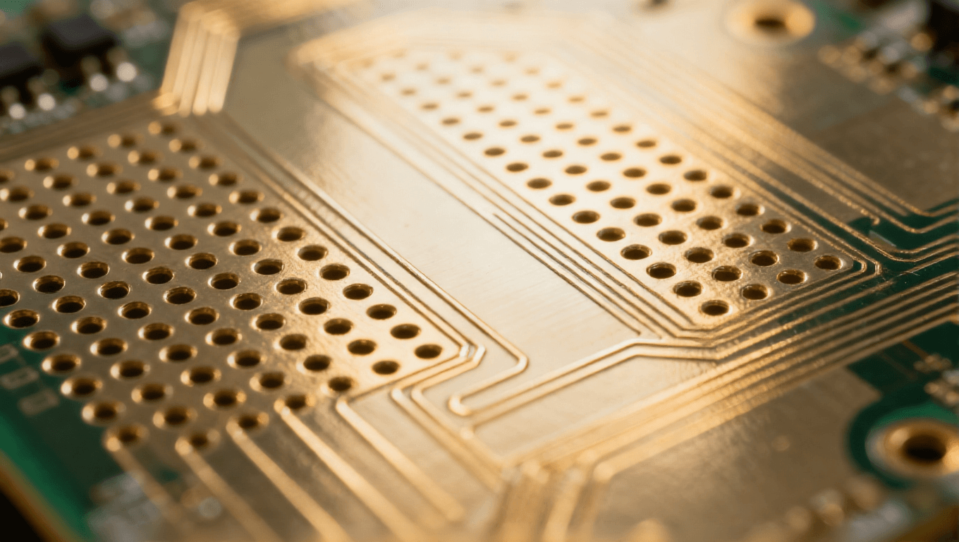 高密度互连板HDI使用脉冲电镀工艺,展现细线路与镀层均匀性 高密度互连板HDI使用脉冲电镀工艺,展现细线路与镀层均匀性