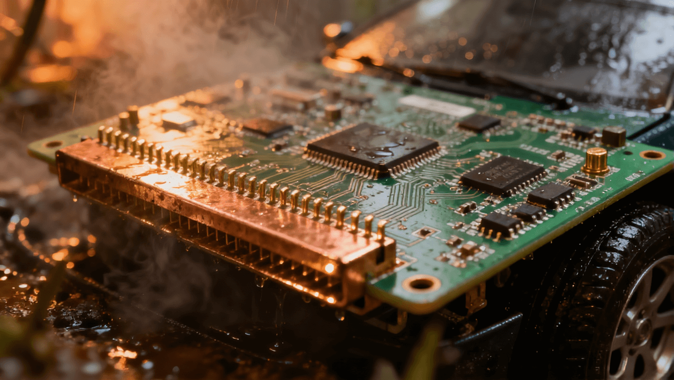 汽车电子PCB脉冲电镀镀层耐腐蚀与高可靠性展示 汽车电子PCB脉冲电镀镀层耐腐蚀与高可靠性展示