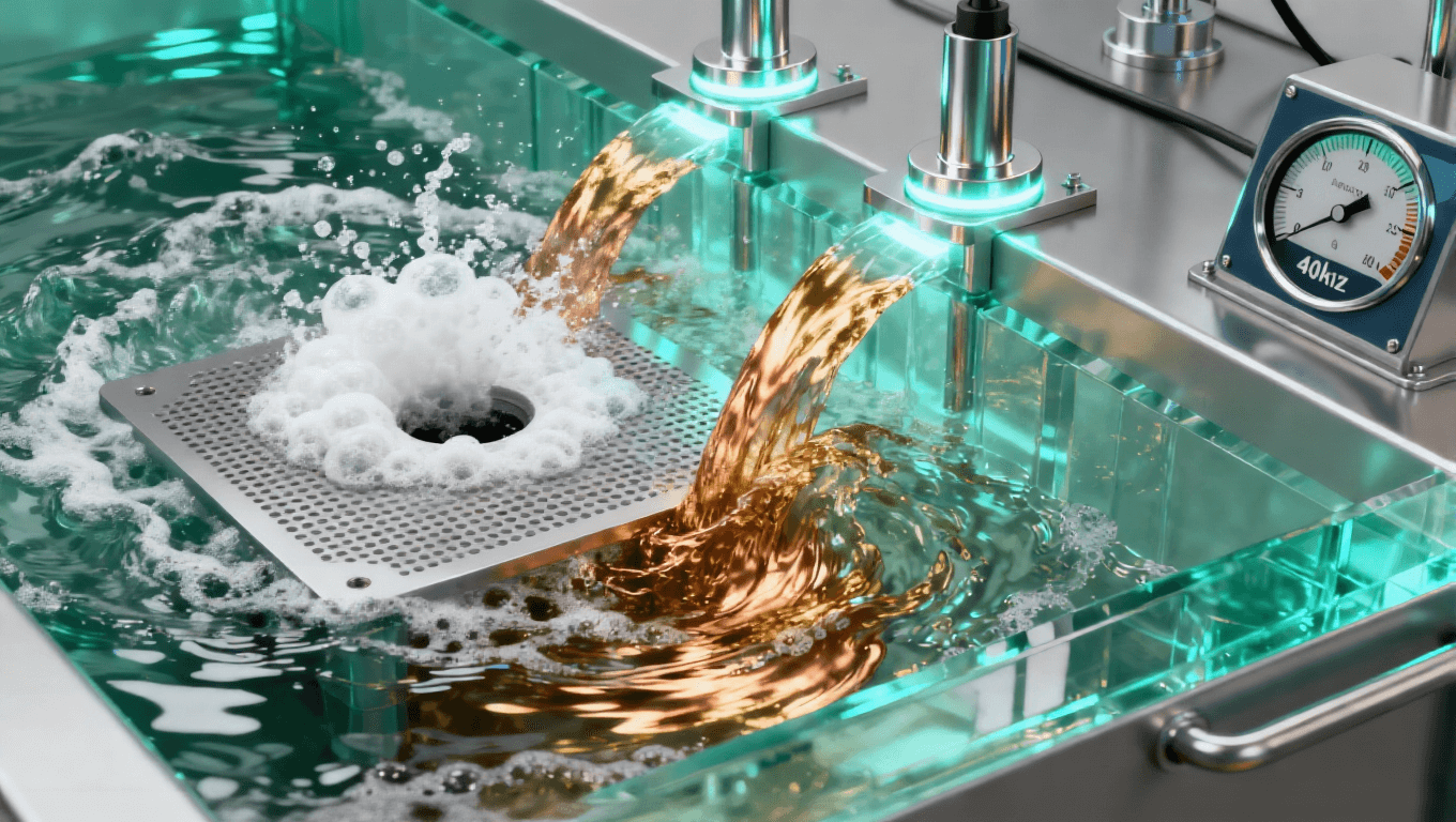 超声波辅助电镀除泡装置工作原理动态演示 