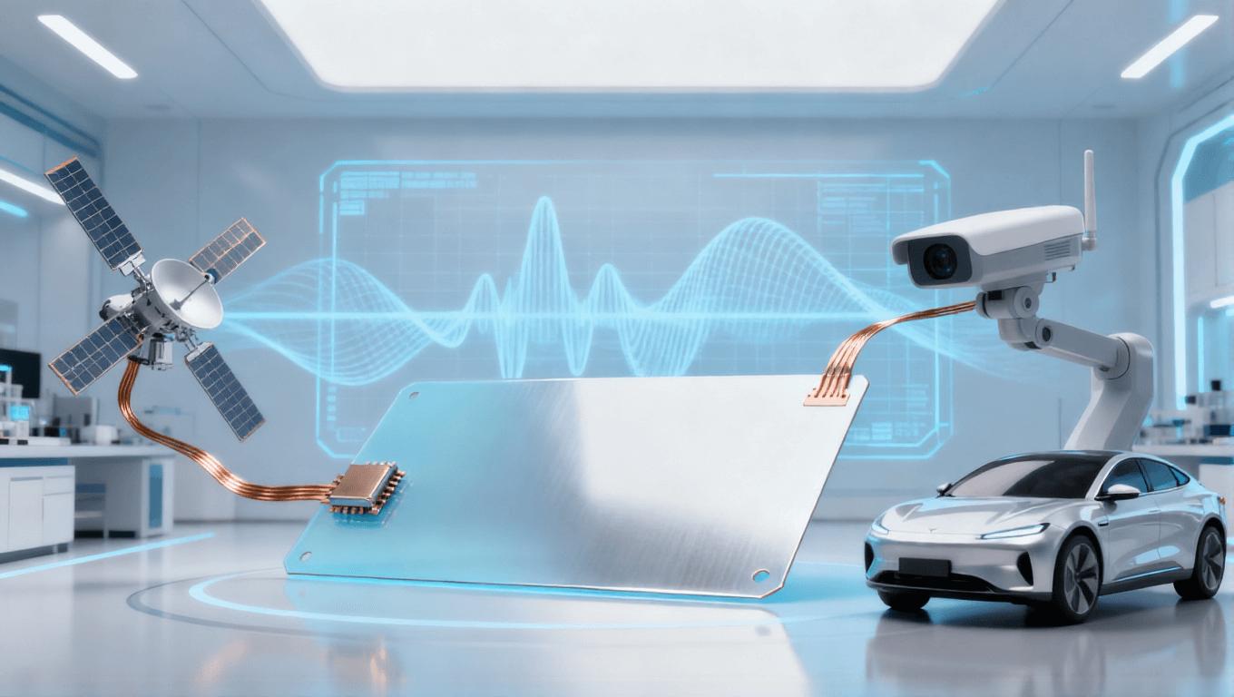 高频高速覆铜板未来应用于卫星信号模块与自动驾驶传感器场景 高频高速覆铜板未来应用于卫星信号模块与自动驾驶传感器场景