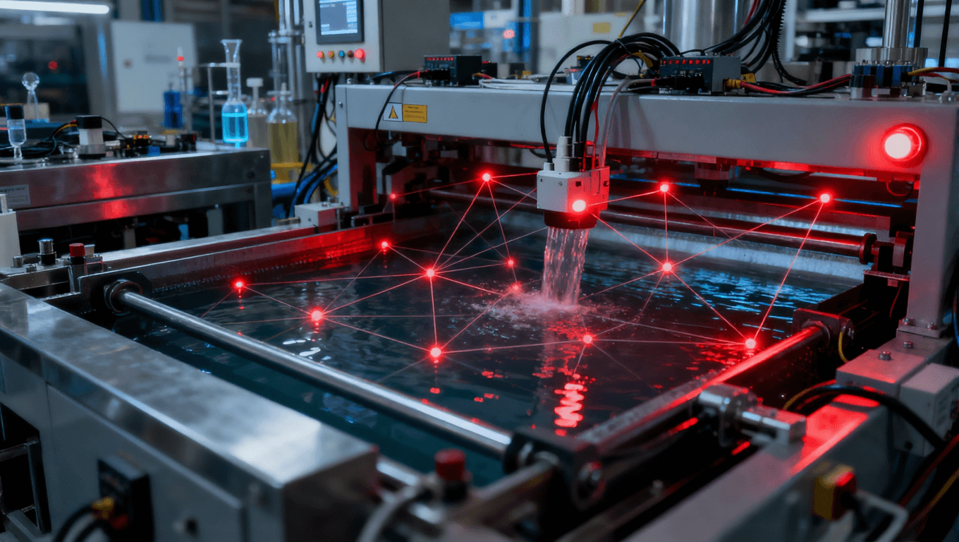 沉铜工艺质量预测与异常预警物联网系统实时监控场景