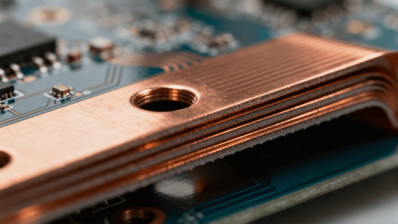 优化后刚挠结合板沉铜层均匀性与孔壁结合力提升微观视图