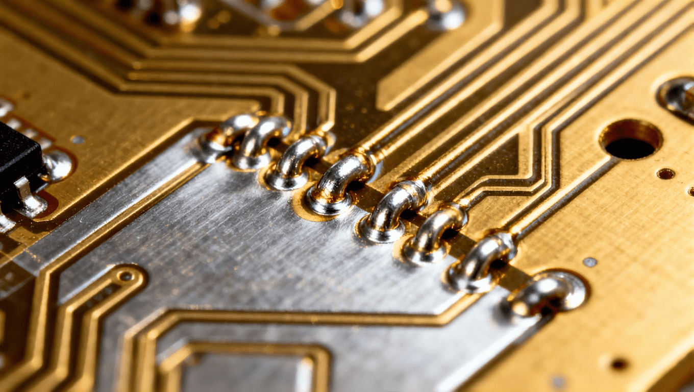 电路板镀镍金工艺中优良的焊接点和稳定性