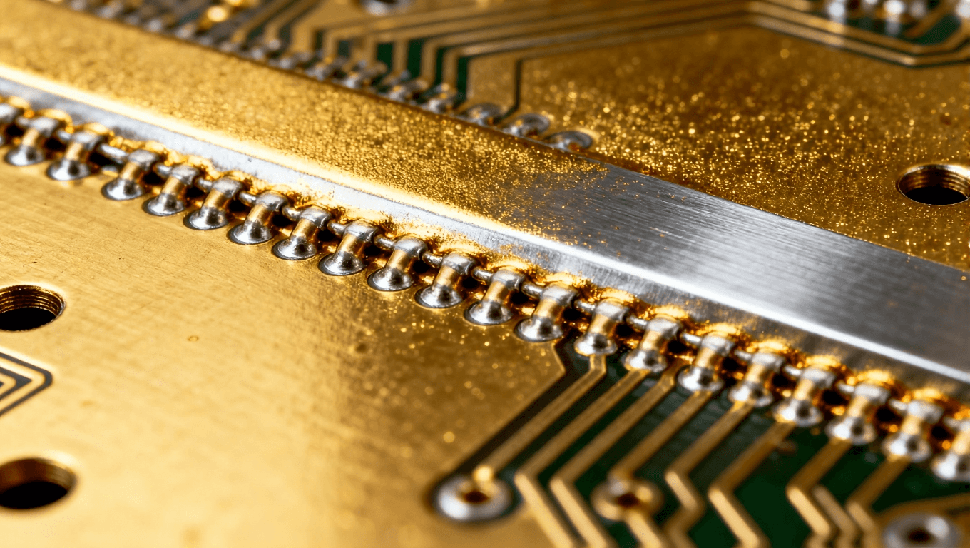 电路板表面镀金层的精确控制与附着力展示