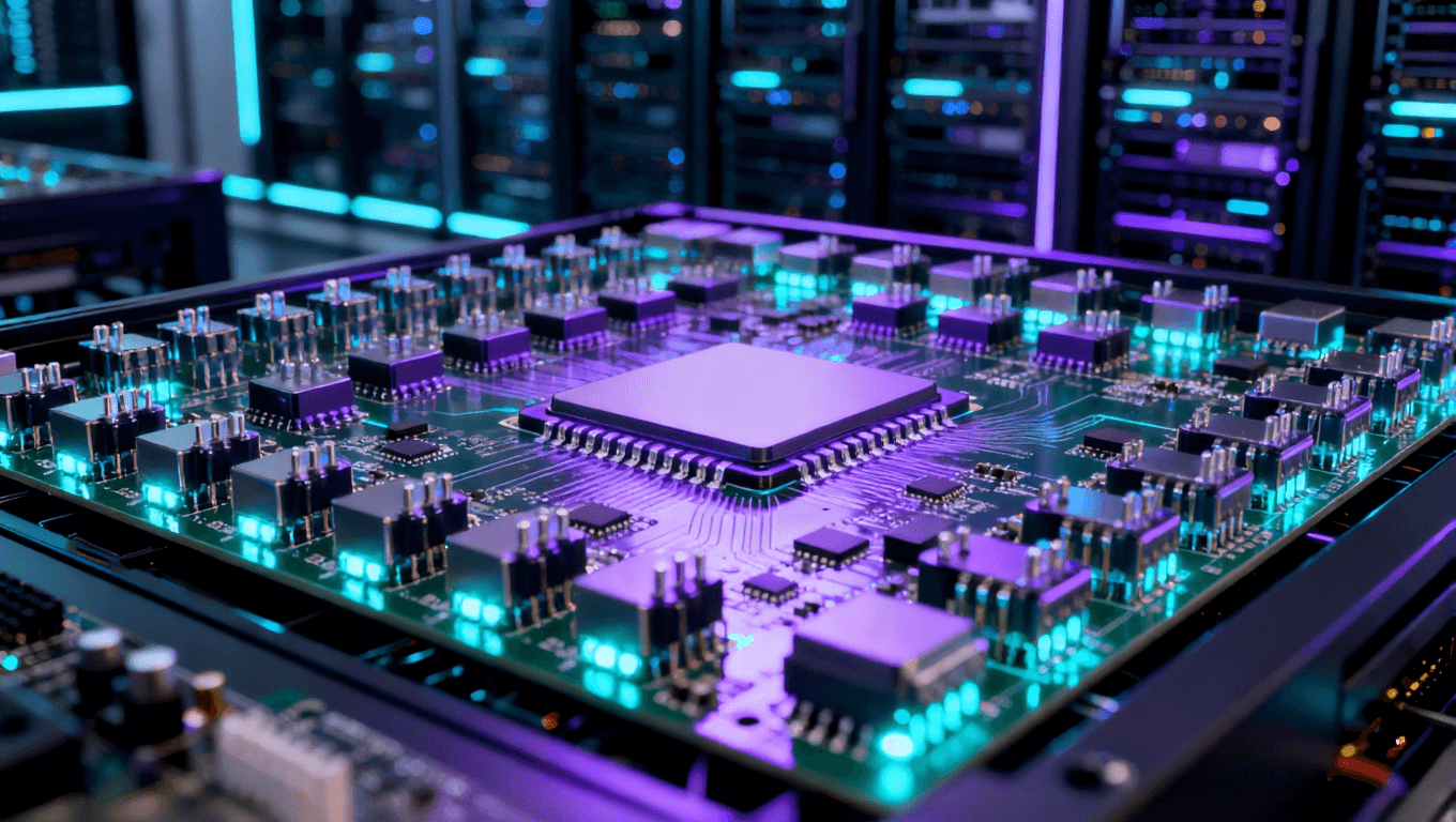 AI算力中心内紧密排列的光模块矩阵中封装基板作为核心部件承载芯片