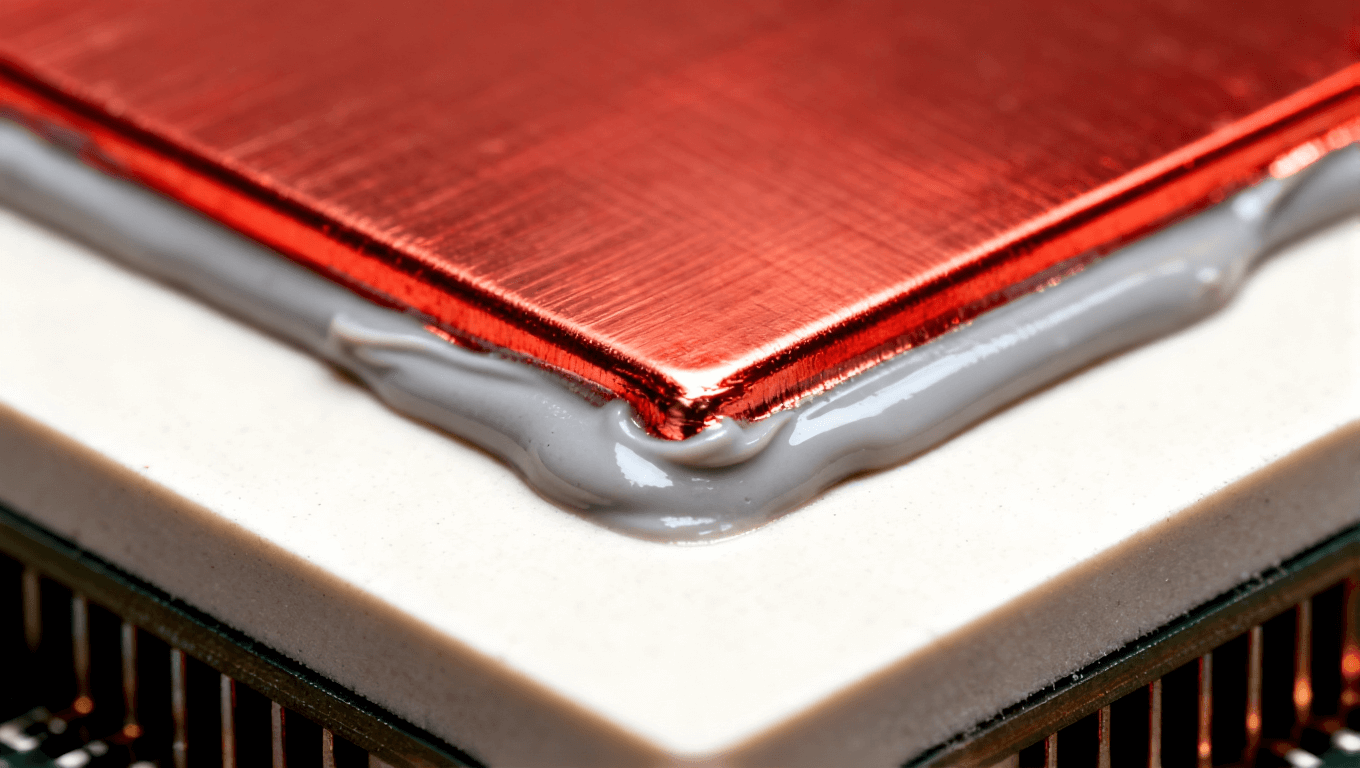 陶瓷封装基板表面的厚铜散热层与导热胶共同构成高效热传导结构