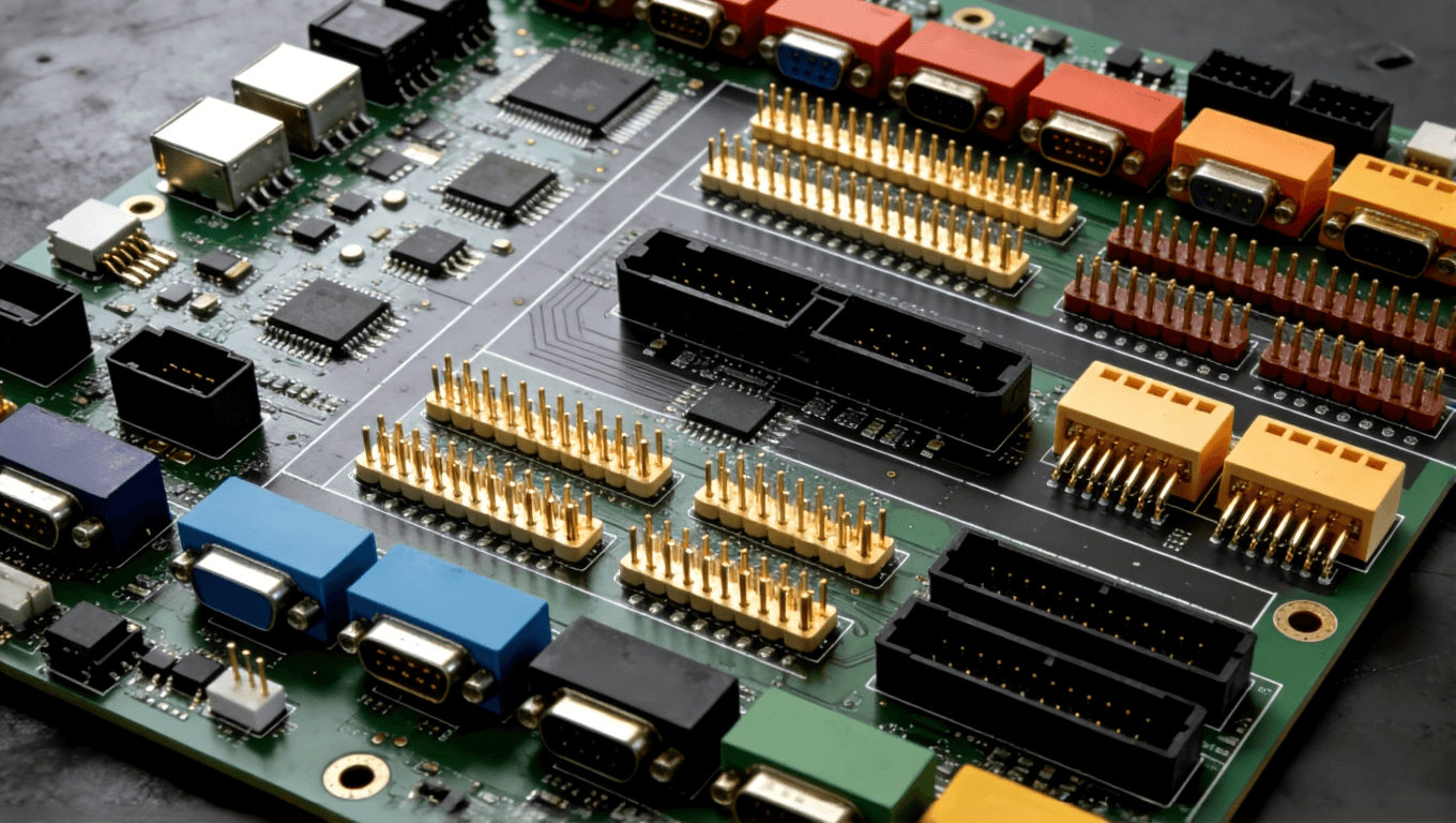 自动驾驶域控制器 PCB 多传感器接口模块化布局俯视图 自动驾驶域控制器 PCB 多传感器接口模块化布局俯视图