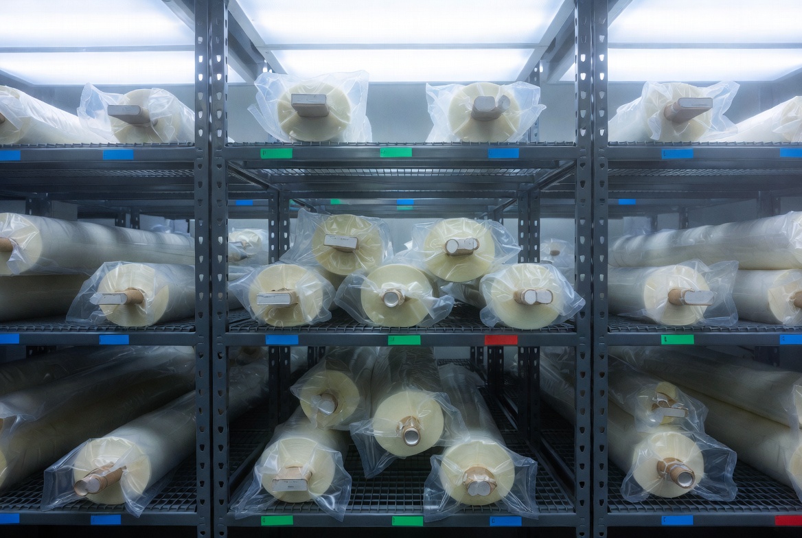 恒温恒湿仓库内存放的真空包装半固化片卷材,表现适宜存储环境对材料稳定性的重要性 恒温恒湿仓库内存放的真空包装半固化片卷材,表现适宜存储环境对材料稳定性的重要性
