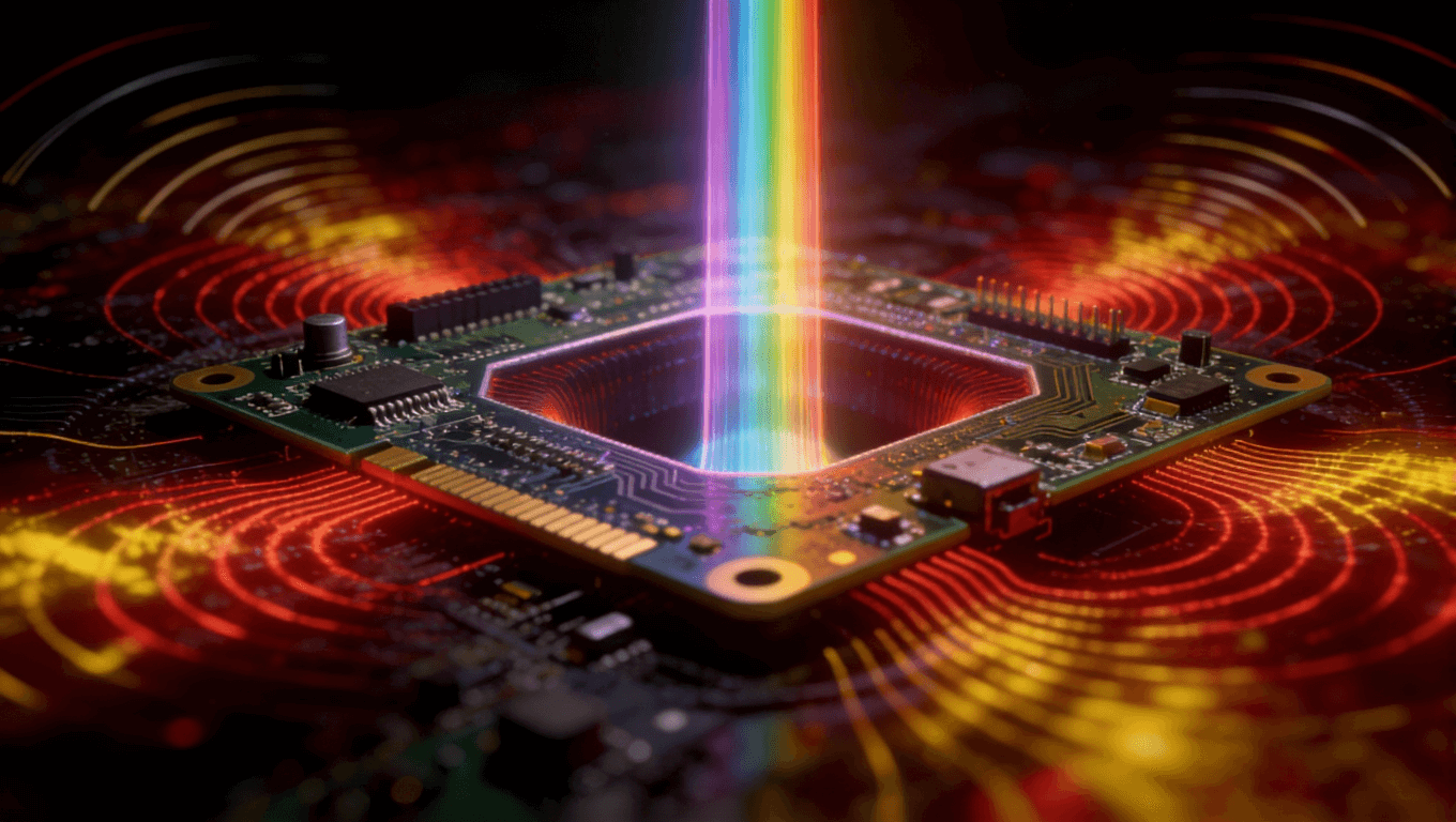 高频PCB在复杂电磁环境中受外部干扰与腔体谐振影响的抽象表现 高频PCB在复杂电磁环境中受外部干扰与腔体谐振影响的抽象表现