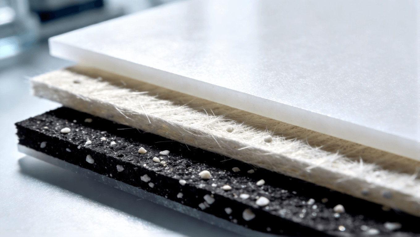 卫星通信终端用PTFE基与碳氢陶瓷高频层压板材料对比展示