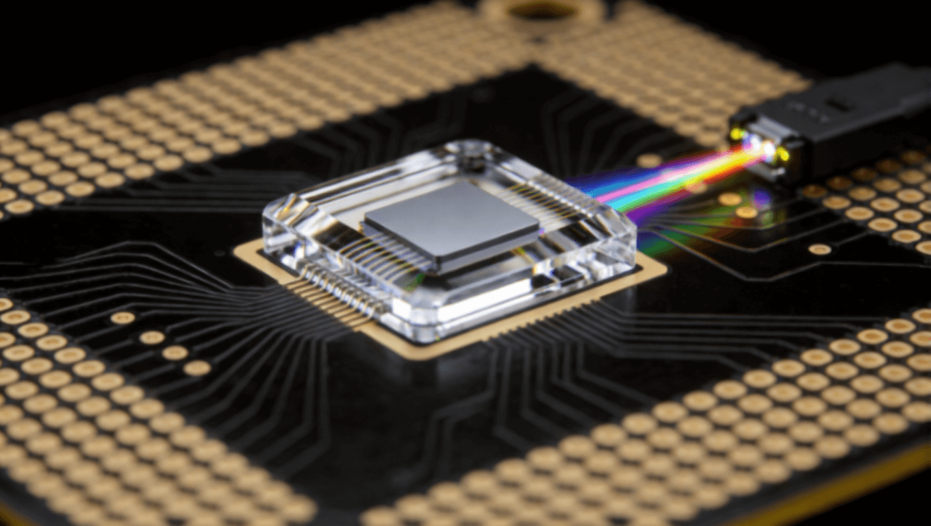 硅光子技术的光模块PCB封装细节,展光电混合集成结构 硅光子技术的光模块PCB封装细节,展光电混合集成结构