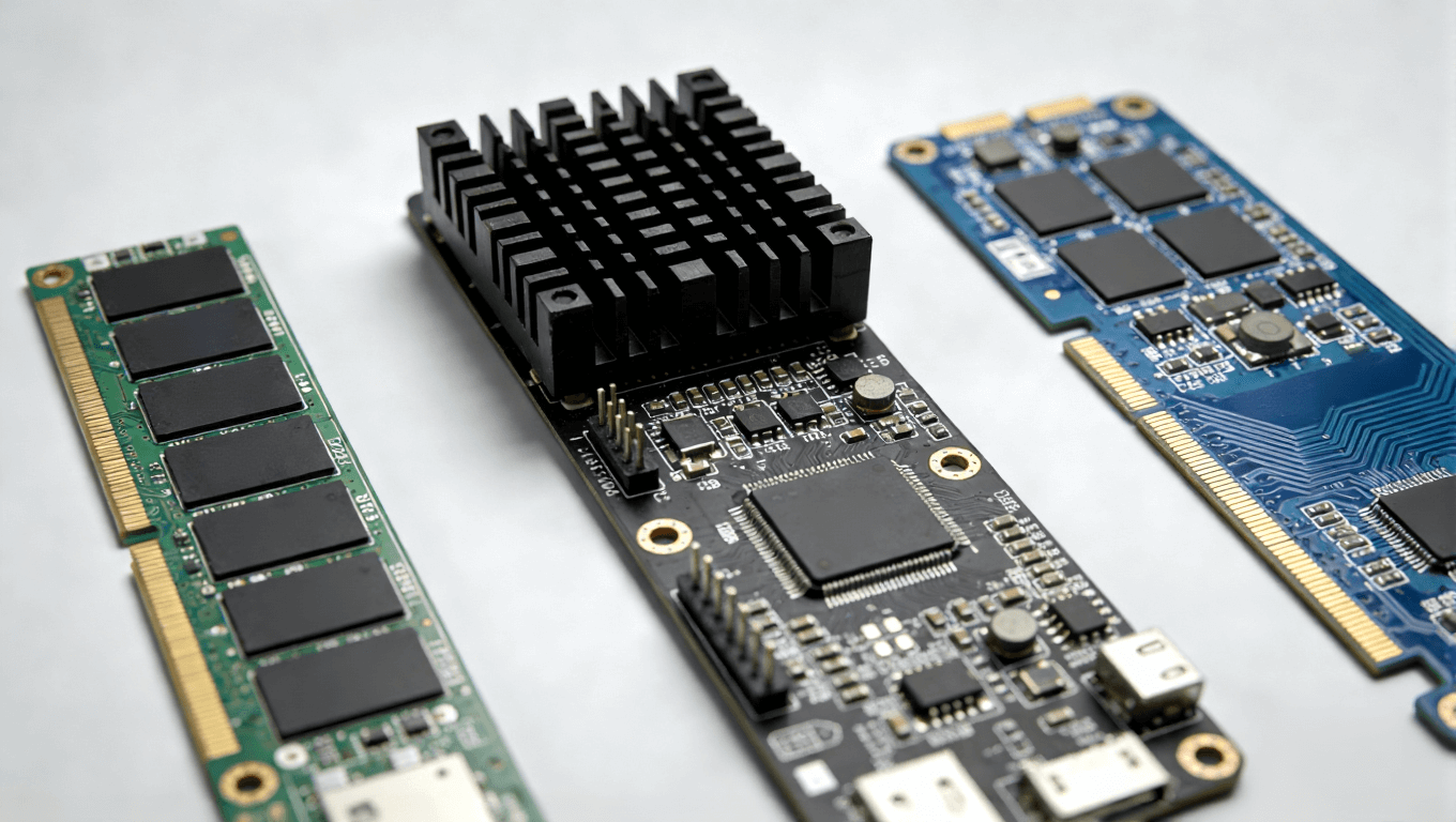 消费电子、工业控制、汽车电子PCB丝印应用对比展示