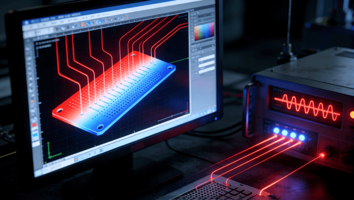 使用3D建模与脉冲电解技术优化铝基板阳极氧化膜厚均匀性的工艺场景