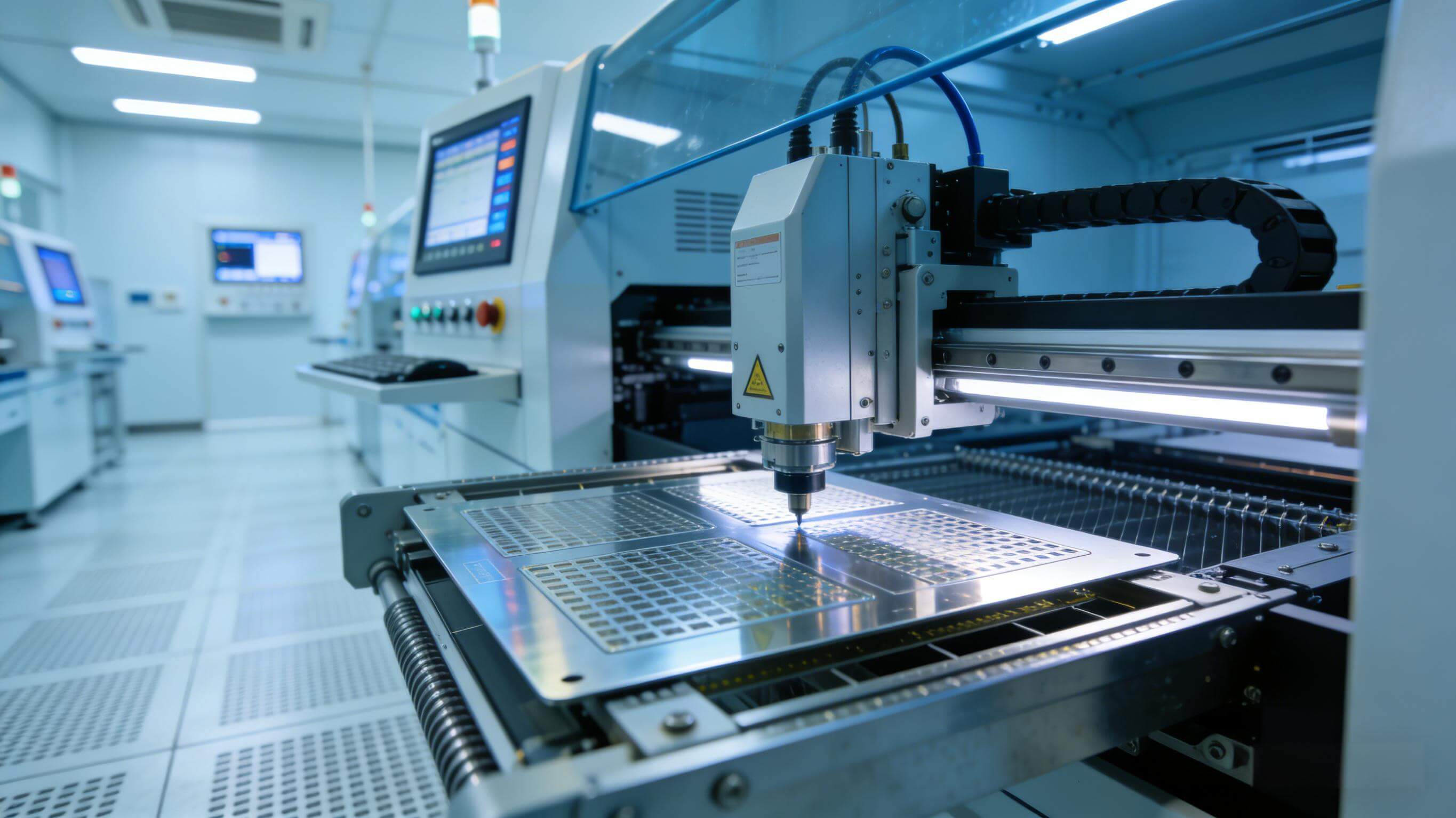 新一代超薄电路板钢网在先进SMT电子制造车间的应用场景 新一代超薄电路板钢网在先进SMT电子制造车间的应用场景