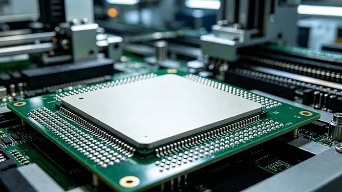 BGA焊接工艺流程展示精密PCB芯片封装与电子制造生产环境 BGA焊接工艺流程展示精密PCB芯片封装与电子制造生产环境